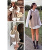 Zeagoo Sweater Vest Women Sleeveless V Neck Oversized Pullover Knitted Tops 2026 Fall Outfits(Camel)