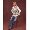 Zeagoo Sweater Vest Women Sleeveless V Neck Oversized Pullover Knitted Tops 2026 Fall Outfits(Leopard Apricot)