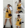 Zeagoo Sweater Vest Women Sleeveless V Neck Oversized Pullover Knitted Tops 2026 Fall Outfits(Yellow)
