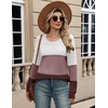 Zeagoo Sweaters for Women Long Sleeve Tops Soft Knit Crew Neck Pullover Sweater Lightweight Crochet 2026 Fall Outfits(A Colorblock 284)