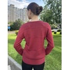 Zeagoo Sweaters for Women Long Sleeve Tops Soft Knit Crew Neck Pullover Sweater Lightweight Crochet 2026 Fall Outfits(A Wine Red)