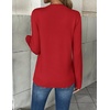 Zeagoo Women’s 2026 Fall V Neck Sweaters Long Sleeve Tops Fashion Clothing(Merry Chrismas)