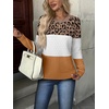 Zeagoo Womens Fall Sweaters Long Sleeve Crew Neck Ribbed Knit Pullover Tops(Jh669)