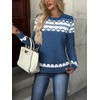 Zeagoo Womens Fall Sweaters Long Sleeve Crew Neck Ribbed Knit Pullover Tops(Jh732)