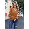 Zeagoo Womens Sweaters Cute Long Sleeve Off The Shoulder Pullover Tops Hollow Out Crochet Dressy Casual Outfits(A-brown)