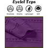 Zeagoo Womens Sweaters Cute Long Sleeve Off The Shoulder Pullover Tops Hollow Out Crochet Dressy Casual Outfits(A-dark Purple)