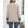 Zeagoo Womens Sweaters Long Sleeve Tops Classic Fall Clothes Crewneck Tops(Apricot-tz255)