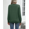 Zeagoo Womens Sweaters Long Sleeve Tops Classic Fall Clothes Crewneck Tops(Army Green)