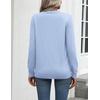 Zeagoo Womens Sweaters Long Sleeve Tops Classic Fall Clothes Crewneck Tops(Blue)