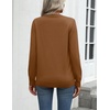 Zeagoo Womens Sweaters Long Sleeve Tops Classic Fall Clothes Crewneck Tops(Coffee)