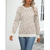 Zeagoo Womens Sweaters Long Sleeve Tops Classic Fall Clothes Crewneck Tops(Leopard-an663)