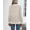 Zeagoo Womens Sweaters Long Sleeve Tops Classic Fall Clothes Crewneck Tops(Leopard-an663)