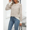 Zeagoo Womens Sweaters Long Sleeve Tops Classic Fall Clothes Crewneck Tops(Leopard-an663)