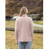 Zeagoo Women’s Turtleneck Sweater 2026 Fall Winter Chunky Knitted Pullover(Apricot)