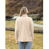 Zeagoo Women’s Turtleneck Sweater 2026 Fall Winter Chunky Knitted Pullover(Beige)
