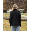 Zeagoo Women’s Turtleneck Sweater 2026 Fall Winter Chunky Knitted Pullover(Black)
