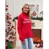 Zeagoo Women’s Turtleneck Sweater 2026 Fall Winter Chunky Knitted Pullover(Christmas Letter)