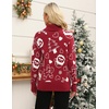 Zeagoo Women’s Turtleneck Sweater 2026 Fall Winter Chunky Knitted Pullover(Christmas Pattern)
