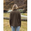 Zeagoo Women’s Turtleneck Sweater 2026 Fall Winter Chunky Knitted Pullover(Coffee)