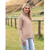 Zeagoo Women’s Turtleneck Sweater 2026 Fall Winter Chunky Knitted Pullover(Khaki)