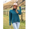 Zeagoo Women’s Turtleneck Sweater 2026 Fall Winter Chunky Knitted Pullover(Lake Blue)