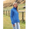 Zeagoo Women’s Turtleneck Sweater 2026 Fall Winter Chunky Knitted Pullover(Sky Blue)