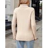 Zeagoo Women’s Turtleneck Sweater Fall Winter 2026 Long Sleeve Chunky Knitted Trendy Pullover Tops(Beige)