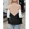 Zeagoo Women’s Turtleneck Sweater Fall Winter 2026 Long Sleeve Chunky Knitted Trendy Pullover Tops(Black Khaki)