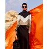 Zeagoo Women’s Turtleneck Sweater Fall Winter 2026 Long Sleeve Chunky Knitted Trendy Pullover Tops(V-brown)