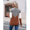 Zeagoo Womens V Neck Sweaters Long Sleeve Lightweight with Buttons Oufits(C-grey Caramel)