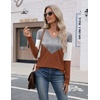 Zeagoo Womens V Neck Sweaters Long Sleeve Lightweight with Buttons Oufits(C-grey Caramel)