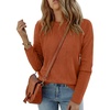 B-solid Orange Long Sleeve