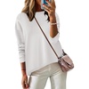 B-solid White Long Sleeve