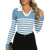 Blue White Stripe