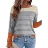 Zeagoo Womens Sweaters Cute Long Sleeve Off The Shoulder Pullover Tops Hollow Out Crochet Dressy Casual Outfits(Pat1)