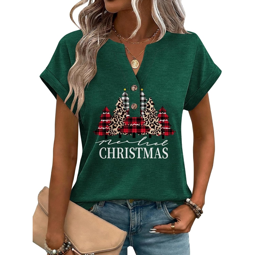 image:imageZeagoo Women Tops Short Sleeve T Shirts V Neck Dressy Casual Work BlousesSd484