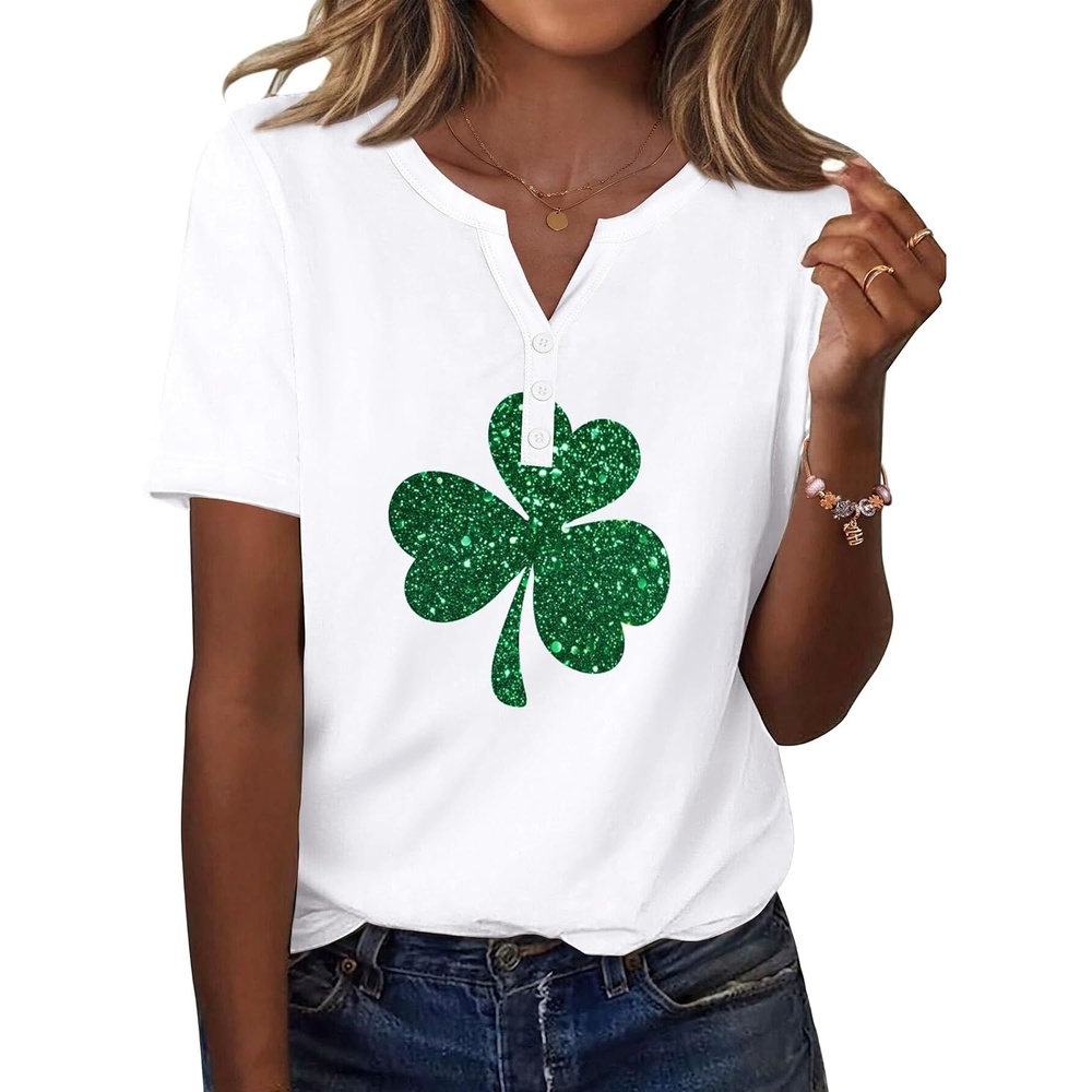 image:imageZeagoo Womens Summer Tops Casual Short Sleeve V Neck T Shirts Dressy BlouseSp139