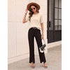 Zeagoo Cable Short Sleeve Sweaters for Women Summer Spring Cute Tops 2026 Trendy Business Causal Outfits Work Blouses Clothes(Apricot)