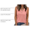 Zeagoo Tank Top for Women V Neck Loose Fit Sleeveless Summer Tops Shirts(A – Coral)