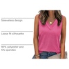Zeagoo Tank Top for Women V Neck Loose Fit Sleeveless Summer Tops Shirts(A – Hot Pink)