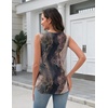 Zeagoo Tank Top for Women V Neck Loose Fit Sleeveless Summer Tops Shirts(Multicolor-cx278)