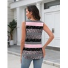 Zeagoo Tank Top for Women V Neck Loose Fit Sleeveless Summer Tops Shirts(Pink Camo)