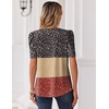 Zeagoo Women Blouses Puff Short Sleeve Tops V Neck Dressy Casual Spring Shirts Boho Floral Cute Clothes 2026(Xh553-flowers)
