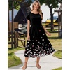 Zeagoo Women Summer Midi A Line Dress Short Sleeve Casual Flowy Tiered Beach Long Sundress with Pockets 2026 Vacation Travel(Sf236)