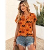 Zeagoo Women Tops Short Sleeve T Shirts V Neck Dressy Casual Work Blouses(Ws85)