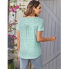 Zeagoo Women Tunics Tops Short Sleeve Summer Shirts Dressy Casual Blouses(An202)