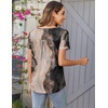 Zeagoo Women Tunics Tops Short Sleeve Summer Shirts Dressy Casual Blouses(Cx278)