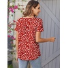 Zeagoo Women Tunics Tops Short Sleeve Summer Shirts Dressy Casual Blouses(Jh590)