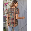Zeagoo Women Tunics Tops Short Sleeve Summer Shirts Dressy Casual Blouses(Mz721)