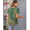 Zeagoo Women Tunics Tops Short Sleeve Summer Shirts Dressy Casual Blouses(Pa171)
